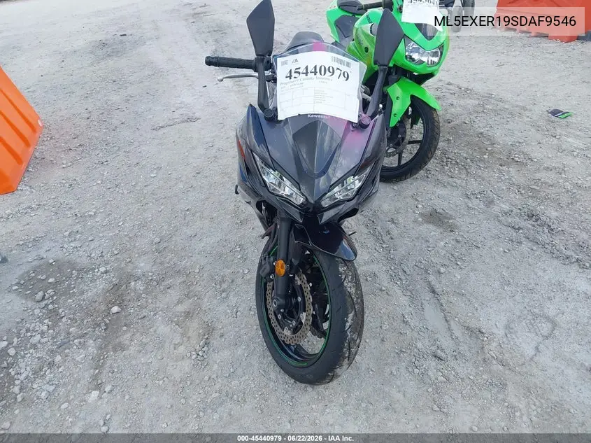 2025 Kawasaki Ex650 R VIN: ML5EXER19SDAF9546 Lot: 45440979