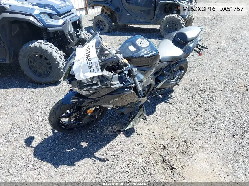 2026 Kawasaki Zx400 P VIN: ML5ZXCP16TDA51757 Lot: 45388582