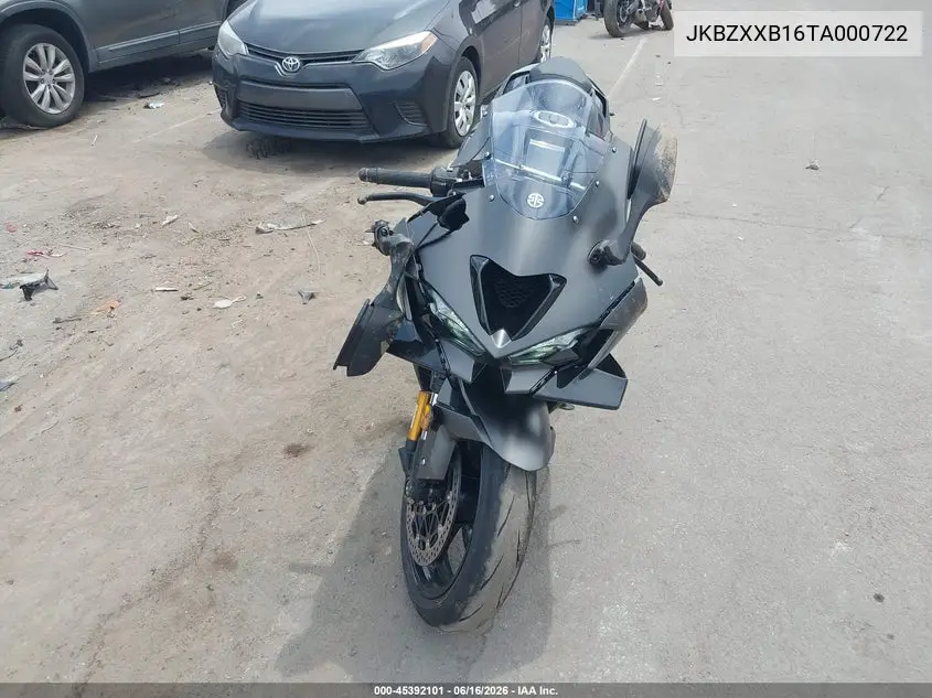 2026 Kawasaki Zx1000 VIN: JKBZXXB16TA000722 Lot: 45392101