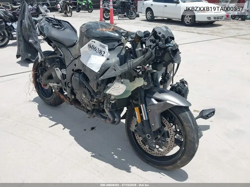 2026 Kawasaki Zx1000-B VIN: JKBZXXB19TA000357 Lot: 45606382