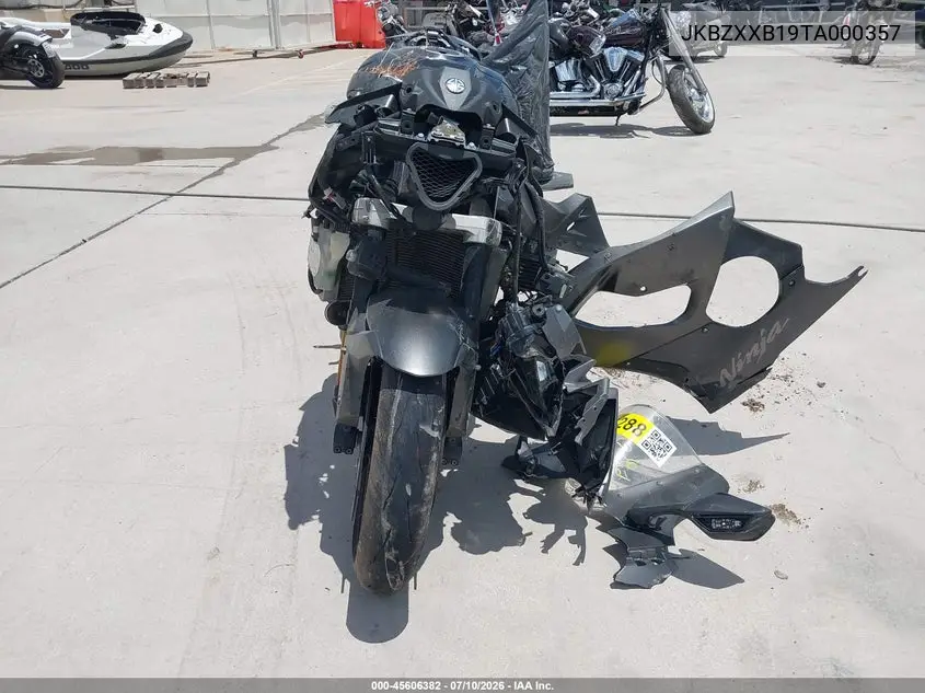 2026 Kawasaki Zx1000-B VIN: JKBZXXB19TA000357 Lot: 45606382