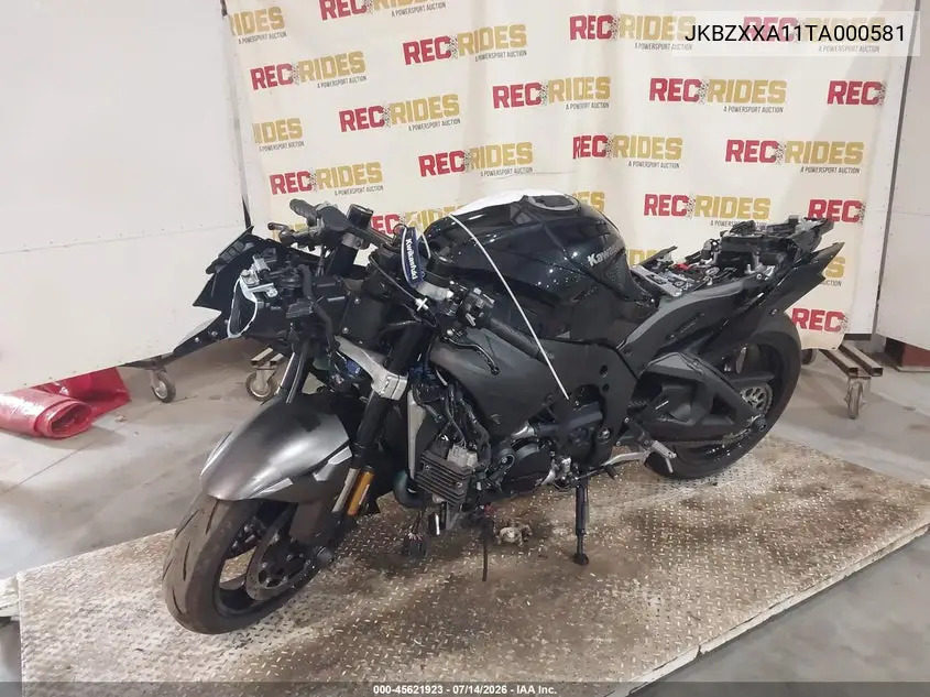 2026 Kawasaki Zx1000-R VIN: JKBZXXA11TA000581 Lot: 45621923