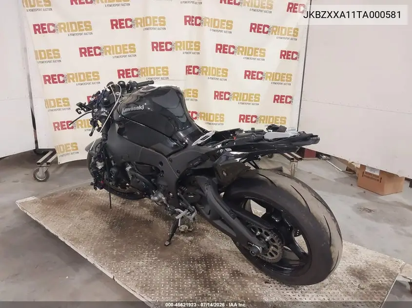2026 Kawasaki Zx1000-R VIN: JKBZXXA11TA000581 Lot: 45621923