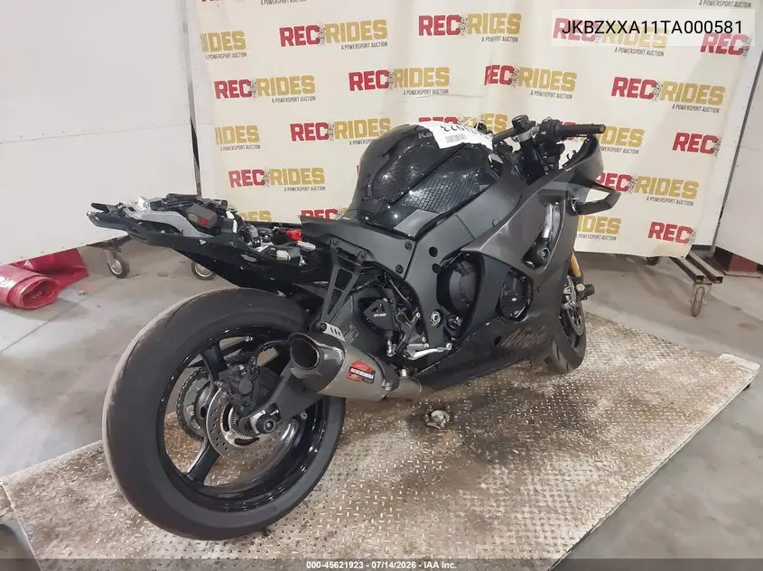 2026 Kawasaki Zx1000-R VIN: JKBZXXA11TA000581 Lot: 45621923