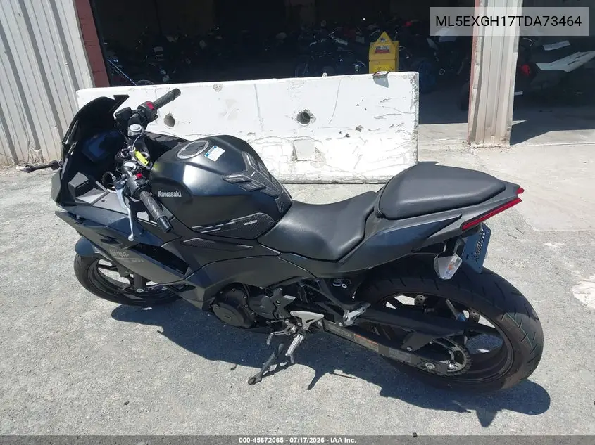 2026 Kawasaki Ex500 H VIN: ML5EXGH17TDA73464 Lot: 45672065