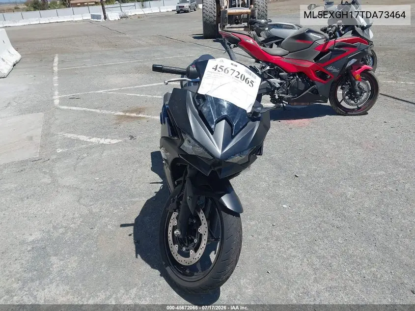 2026 Kawasaki Ex500 H VIN: ML5EXGH17TDA73464 Lot: 45672065