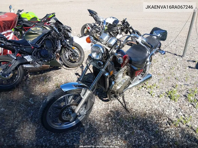 1994 Kawasaki En500 VIN: JKAENVA16RA067246 Lot: 45288719