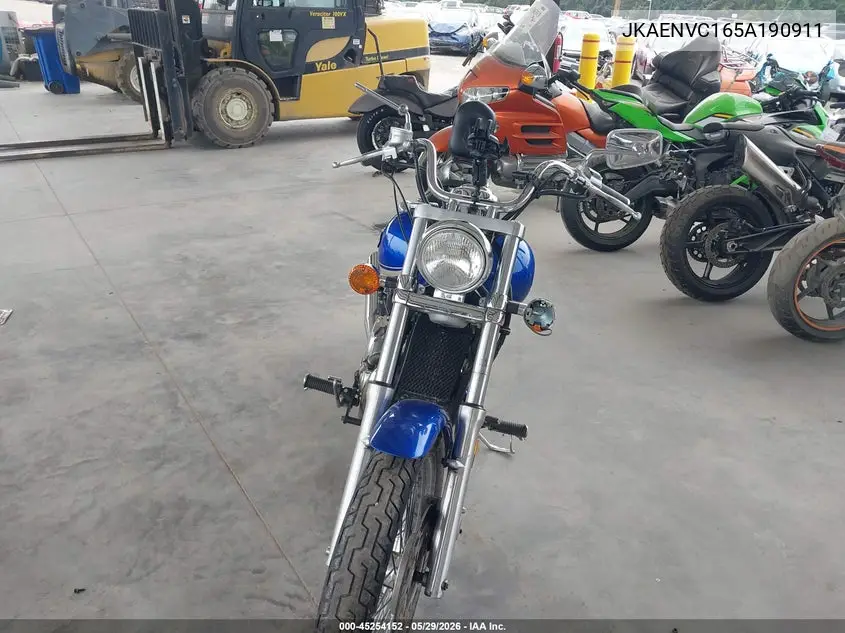 2005 Kawasaki En500 C VIN: JKAENVC165A190911 Lot: 45254152