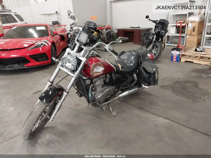 2009 Kawasaki En500 C VIN: JKAENVC139A213504 Lot: 45479449