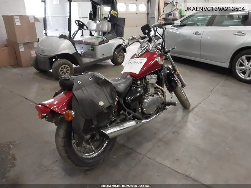 2009 Kawasaki En500 C VIN: JKAENVC139A213504 Lot: 45479449