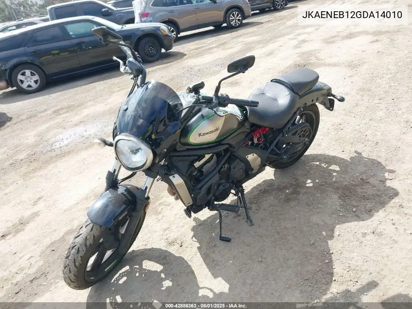 2016 Kawasaki En650 B VIN: JKAENEB12GDA14010 Lot: 42886363