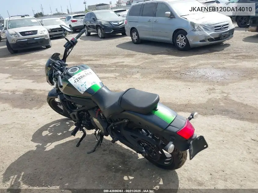2016 Kawasaki En650 B VIN: JKAENEB12GDA14010 Lot: 42886363