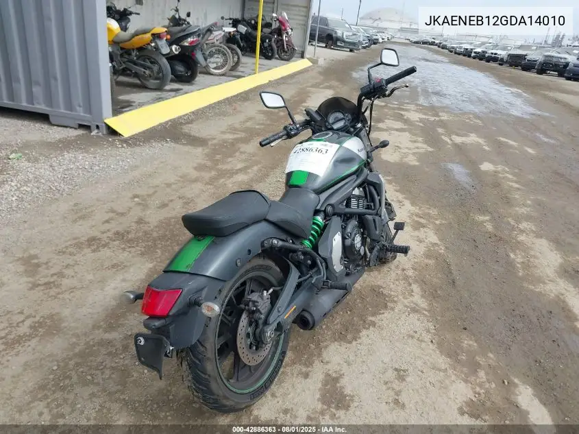 2016 Kawasaki En650 B VIN: JKAENEB12GDA14010 Lot: 42886363