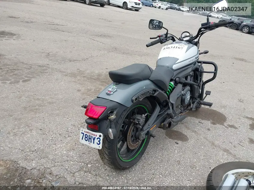 2018 Kawasaki En650 E VIN: JKAENEE16JDA02347 Lot: 45634167