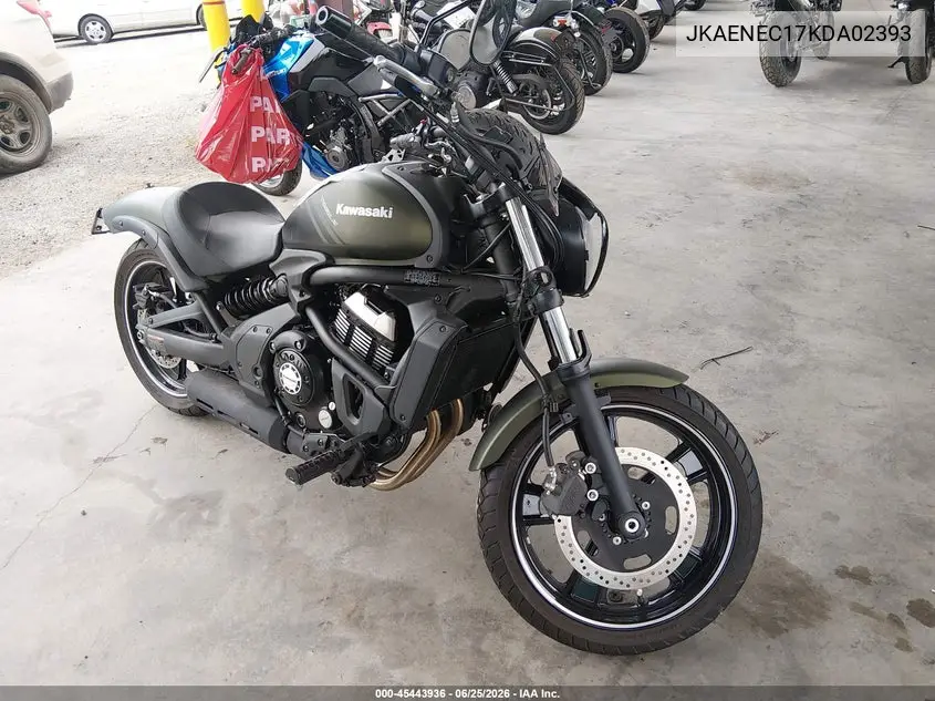 2019 Kawasaki En650 C VIN: JKAENEC17KDA02393 Lot: 45443936