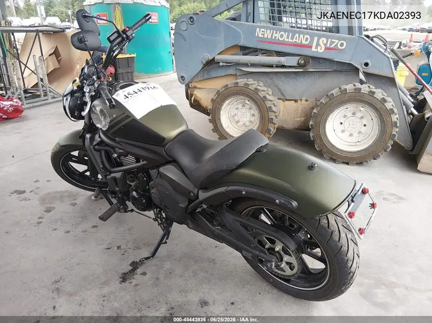 2019 Kawasaki En650 C VIN: JKAENEC17KDA02393 Lot: 45443936