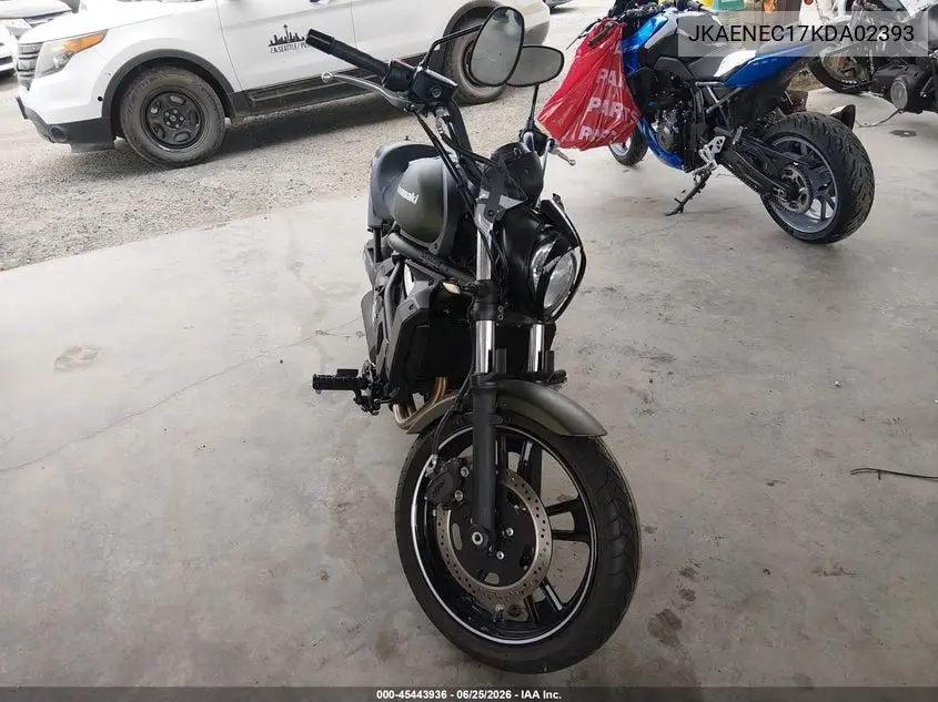 2019 Kawasaki En650 C VIN: JKAENEC17KDA02393 Lot: 45443936