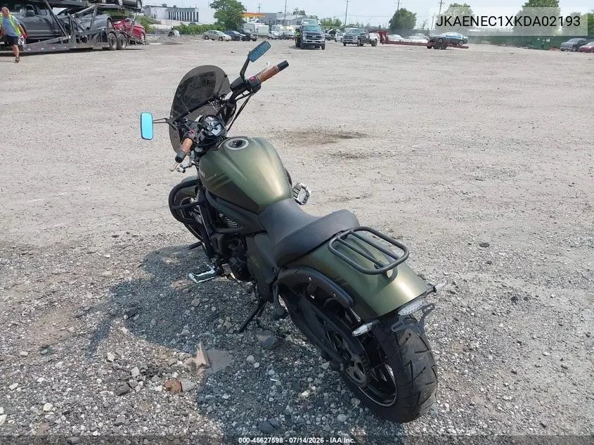 2019 Kawasaki En650 C VIN: JKAENEC1XKDA02193 Lot: 45627598