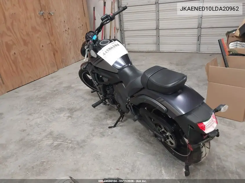 2020 Kawasaki En650 D VIN: JKAENED10LDA20962 Lot: 44586104
