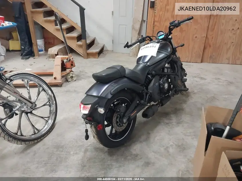 2020 Kawasaki En650 D VIN: JKAENED10LDA20962 Lot: 44586104