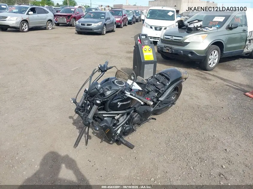 2020 Kawasaki En650 C VIN: JKAENEC12LDA03100 Lot: 45433591