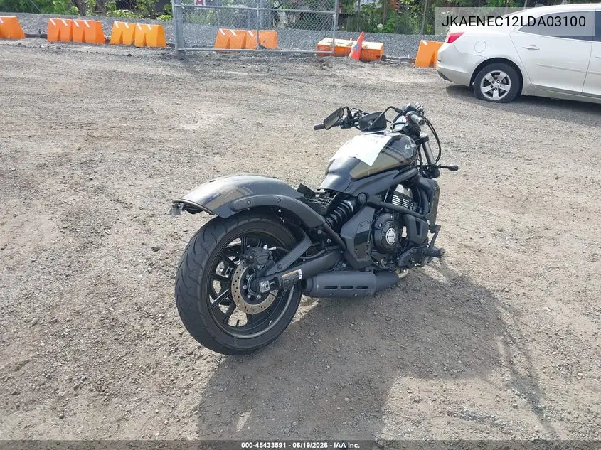 2020 Kawasaki En650 C VIN: JKAENEC12LDA03100 Lot: 45433591
