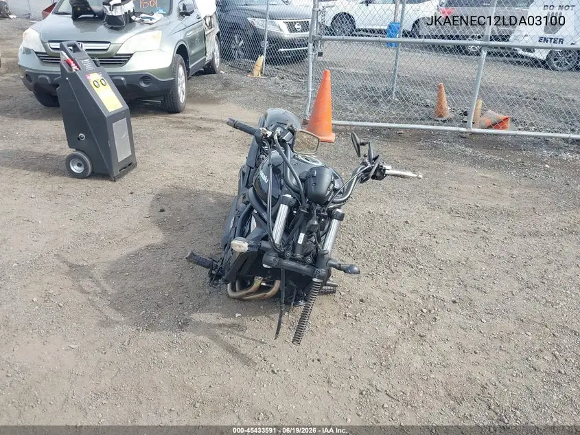 2020 Kawasaki En650 C VIN: JKAENEC12LDA03100 Lot: 45433591