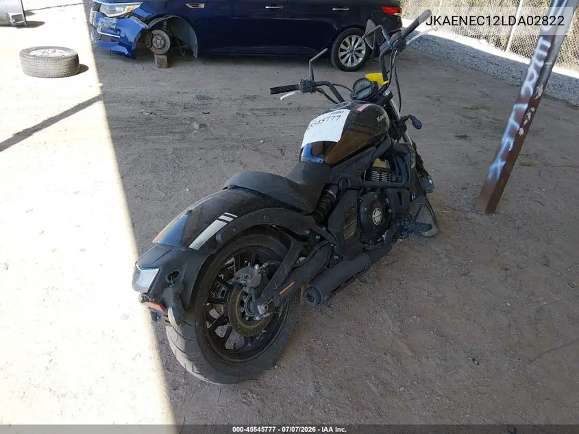 2020 Kawasaki En650 C VIN: JKAENEC12LDA02822 Lot: 45545777
