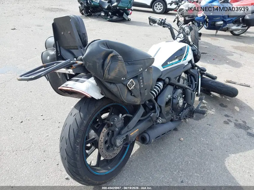 2021 Kawasaki En650 C VIN: JKAENEC14MDA03939 Lot: 45425987
