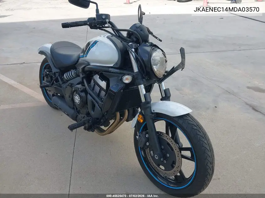2021 Kawasaki En650 C VIN: JKAENEC14MDA03570 Lot: 45525470