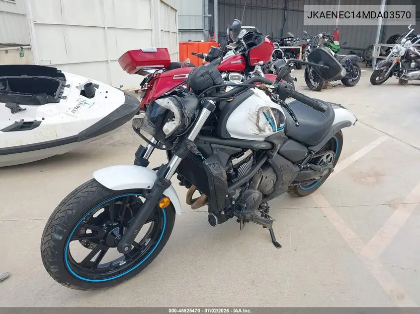 2021 Kawasaki En650 C VIN: JKAENEC14MDA03570 Lot: 45525470