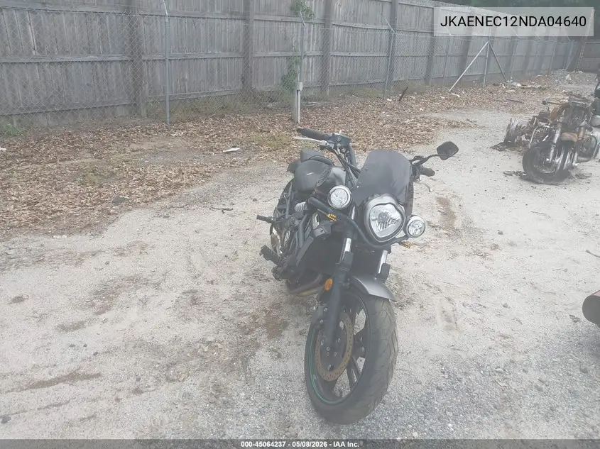 2022 Kawasaki En650 C VIN: JKAENEC12NDA04640 Lot: 45064237