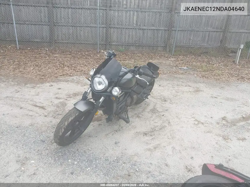 2022 Kawasaki En650 C VIN: JKAENEC12NDA04640 Lot: 45064237