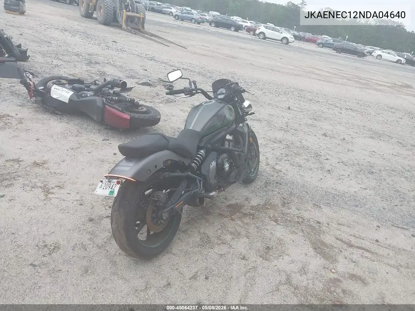 2022 Kawasaki En650 C VIN: JKAENEC12NDA04640 Lot: 45064237