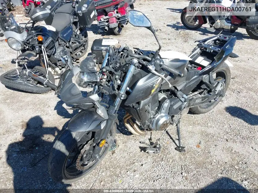 2017 Kawasaki Er650 G VIN: JKAEREG11HDA00761 Lot: 43468689