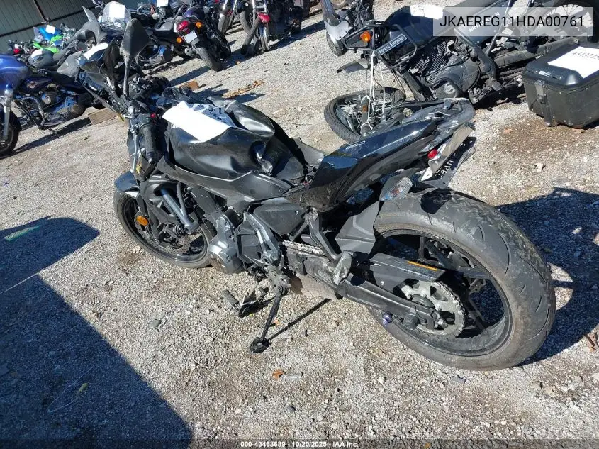 2017 Kawasaki Er650 G VIN: JKAEREG11HDA00761 Lot: 43468689