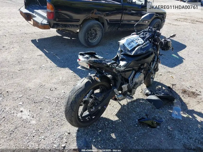 2017 Kawasaki Er650 G VIN: JKAEREG11HDA00761 Lot: 43468689