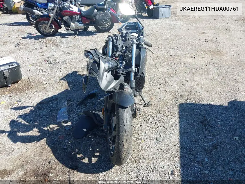 2017 Kawasaki Er650 G VIN: JKAEREG11HDA00761 Lot: 43468689