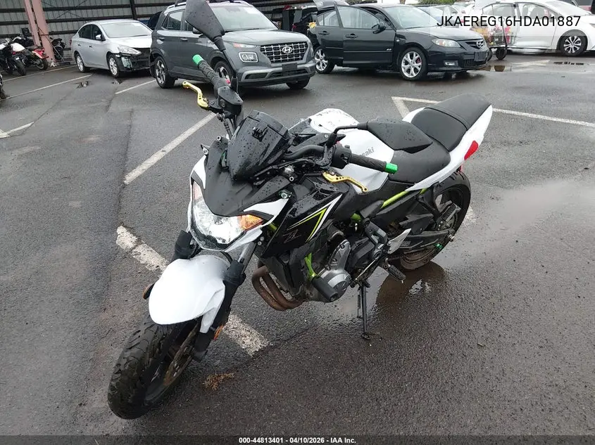 2017 Kawasaki Er650 G VIN: JKAEREG16HDA01887 Lot: 44813401