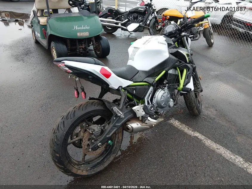 2017 Kawasaki Er650 G VIN: JKAEREG16HDA01887 Lot: 44813401