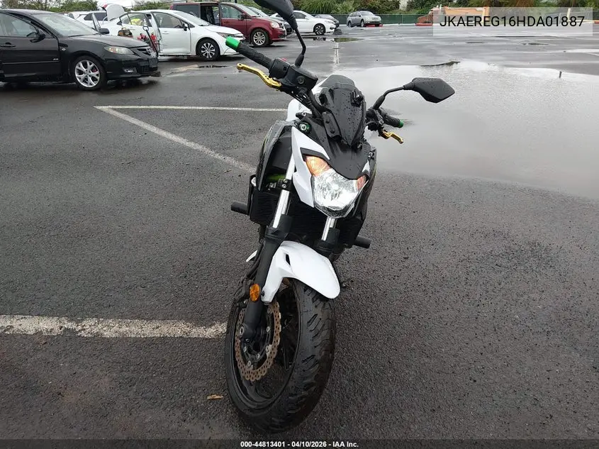 2017 Kawasaki Er650 G VIN: JKAEREG16HDA01887 Lot: 44813401