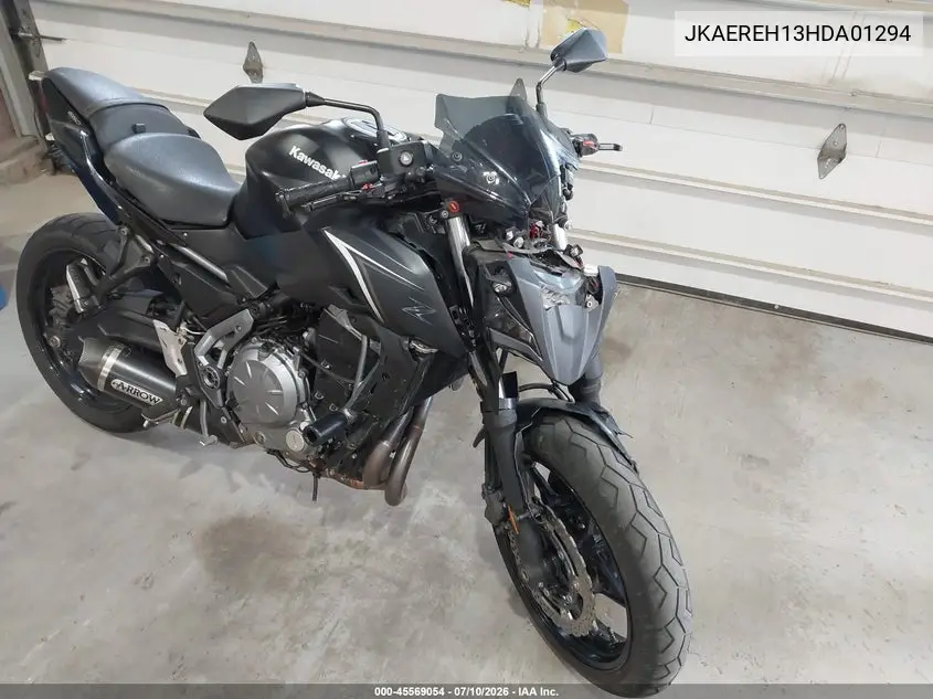 2017 Kawasaki Er650 H VIN: JKAEREH13HDA01294 Lot: 45569054
