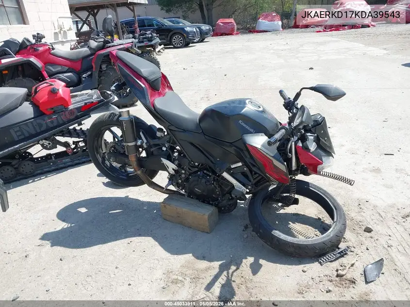 2019 Kawasaki Er400 D VIN: JKAERKD17KDA39543 Lot: 45033911