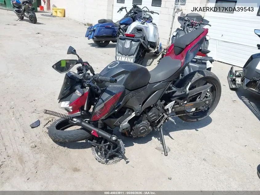 2019 Kawasaki Er400 D VIN: JKAERKD17KDA39543 Lot: 45033911
