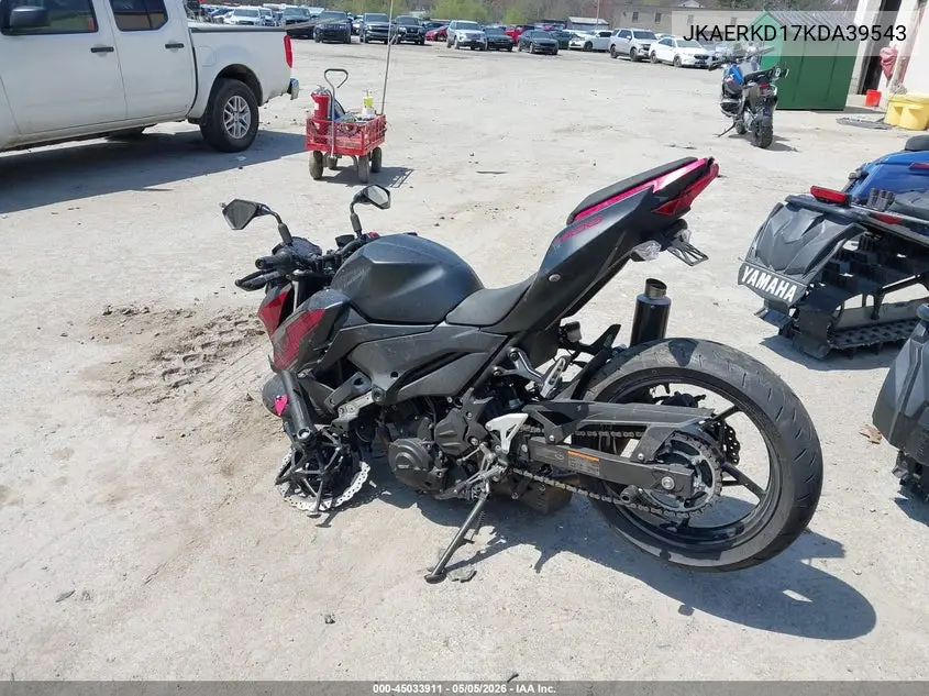 2019 Kawasaki Er400 D VIN: JKAERKD17KDA39543 Lot: 45033911