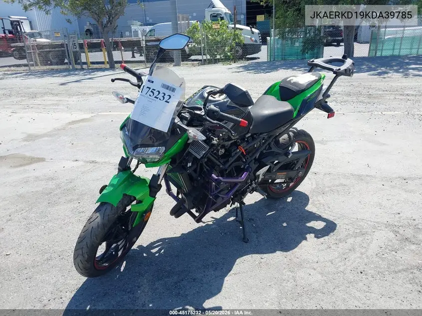 2019 Kawasaki Er400 D VIN: JKAERKD19KDA39785 Lot: 45175232