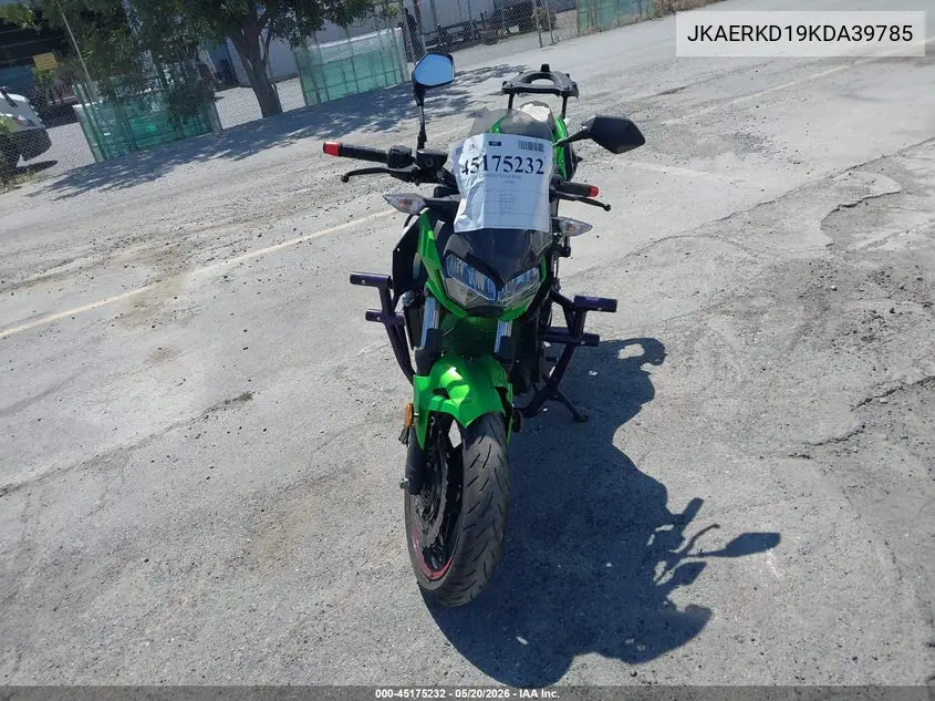 2019 Kawasaki Er400 D VIN: JKAERKD19KDA39785 Lot: 45175232
