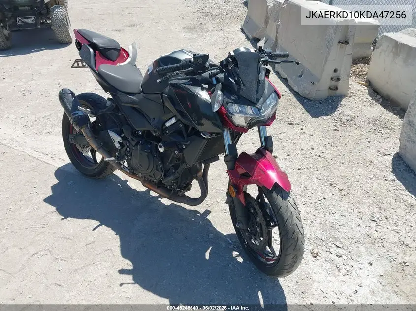2019 Kawasaki Er400 D VIN: JKAERKD10KDA47256 Lot: 45245640