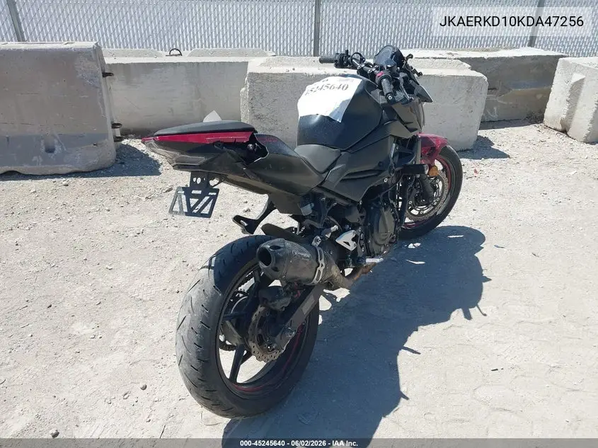 2019 Kawasaki Er400 D VIN: JKAERKD10KDA47256 Lot: 45245640