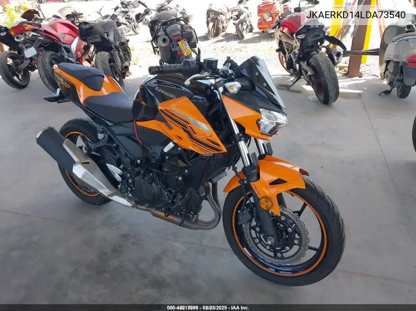 2020 Kawasaki Er400 D VIN: JKAERKD14LDA73540 Lot: 44017009